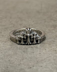 CHROME HEARTS CEMETERY CROWN RING ‘SILVER’