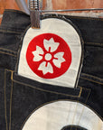 EVISU DAICOCK DENIM SHORTS ‘INDIGO’