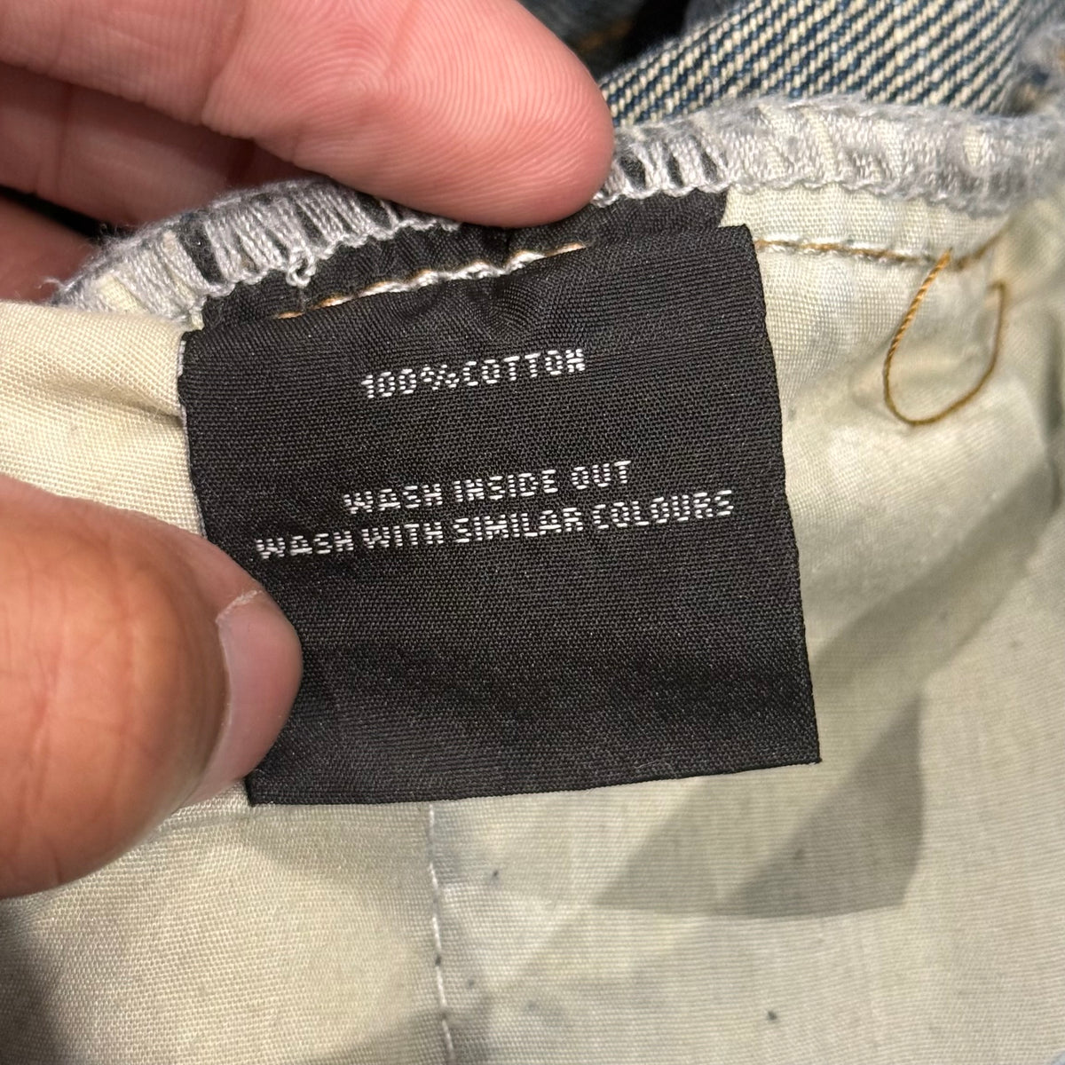 BASKETCASE WIDE BAGGY DENIM ‘BLUE’