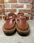 VISVIM 08AW SKYNYRD DOUBLE RING MOC FOLK LEATHER ‘BROWN’