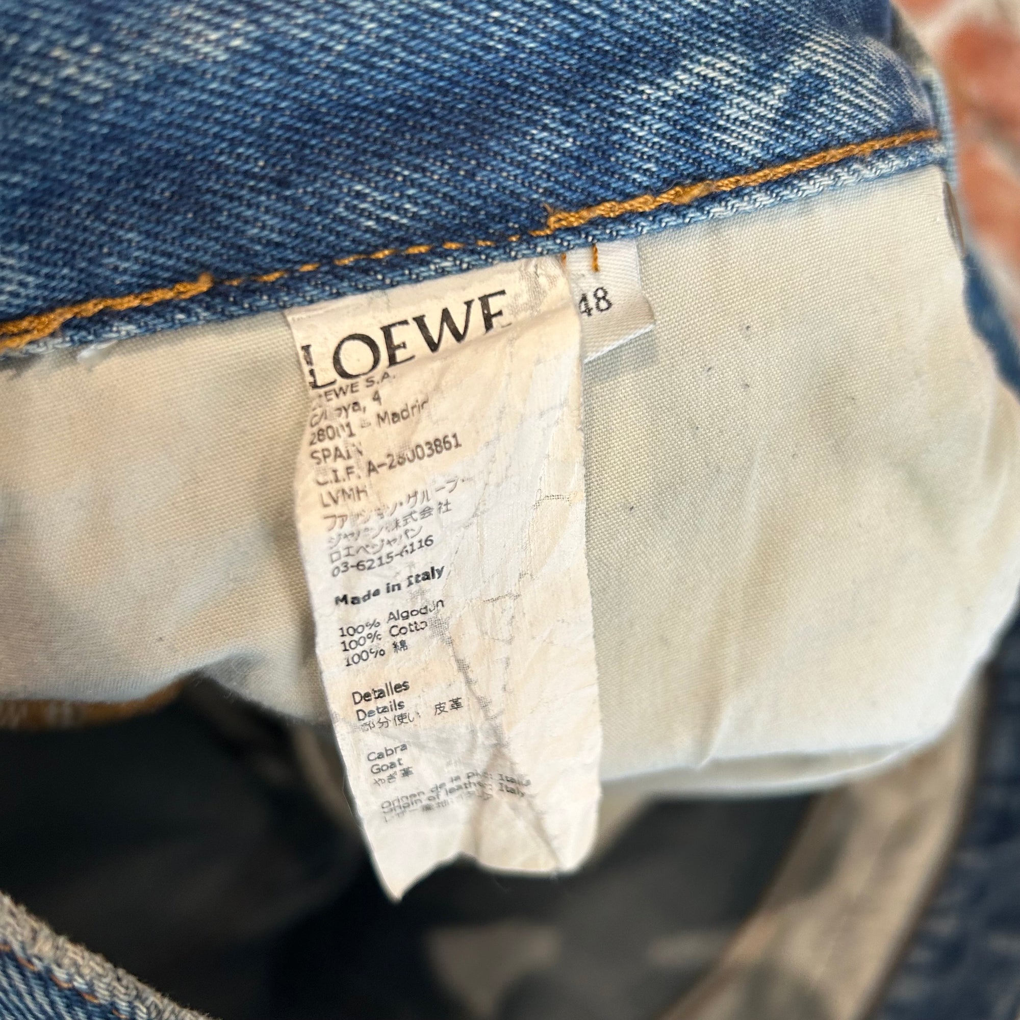 LOEWE SLIM PERFECT DENIM ‘BLUE’