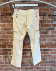 HANDMADE RUST BONDAGE CARGOS ‘CREAM’