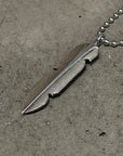 CHROME HEARTS FEATHER NECKLACE ‘SILVER’
