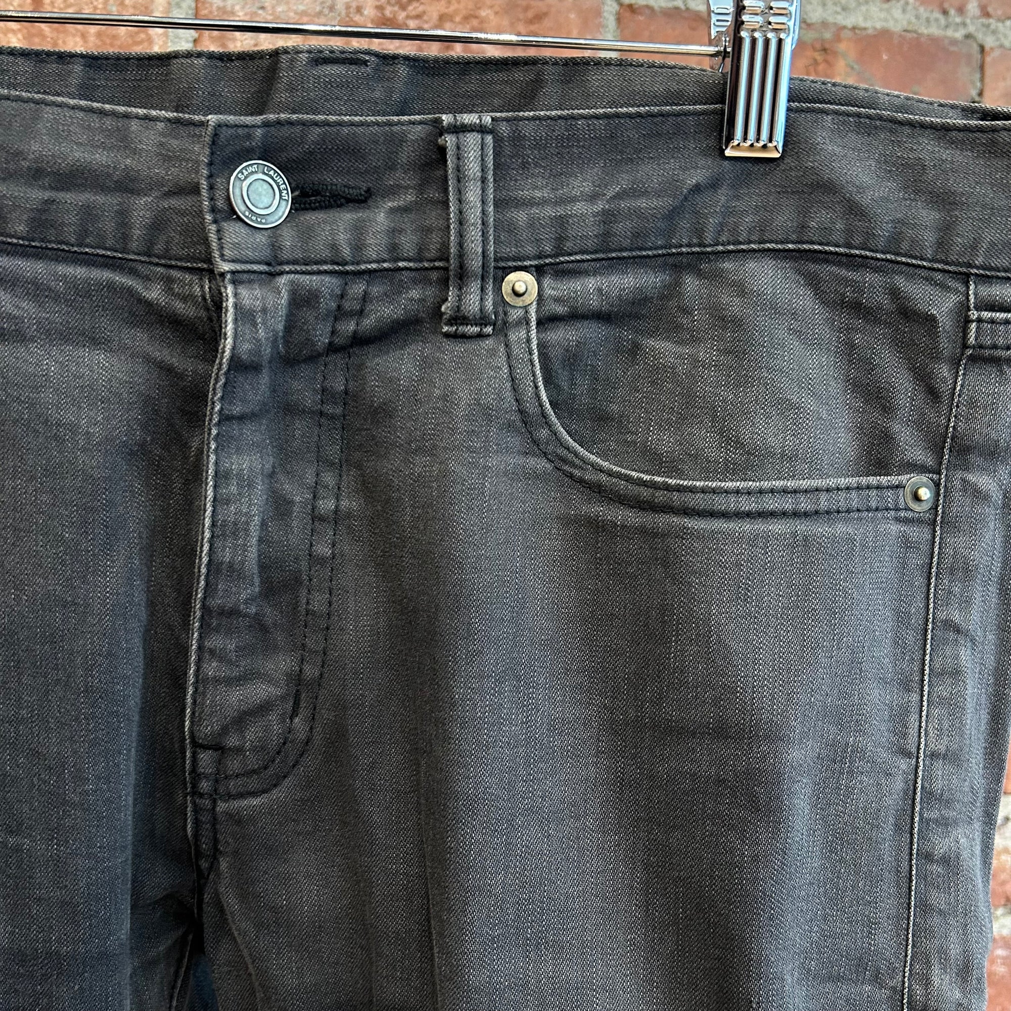 SAINT LAURENT HEDI ERA DO2 DENIM ‘SLATE’
