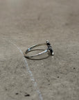 CHROME HEARTS CROSS BUBBLEGUM RING ‘SILVER’
