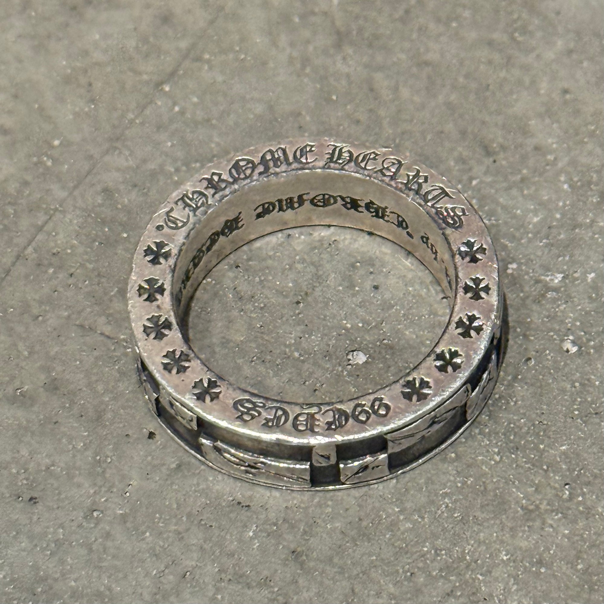 CHROME HEARTS MATTY BOY 99 EYES SPACER RING ‘SILVER’