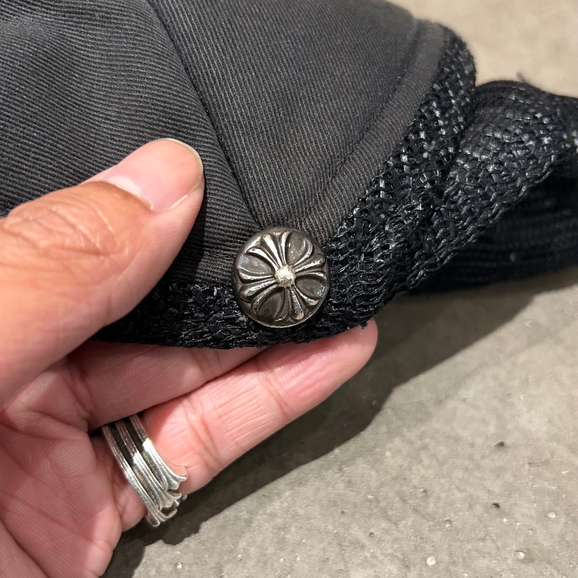 CHROME HEARTS VINTAGE CH TRUCKER HAT ‘BLACK’
