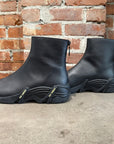 RAF SIMONS BACK ZIP CYLON BOOT ‘BLACK’