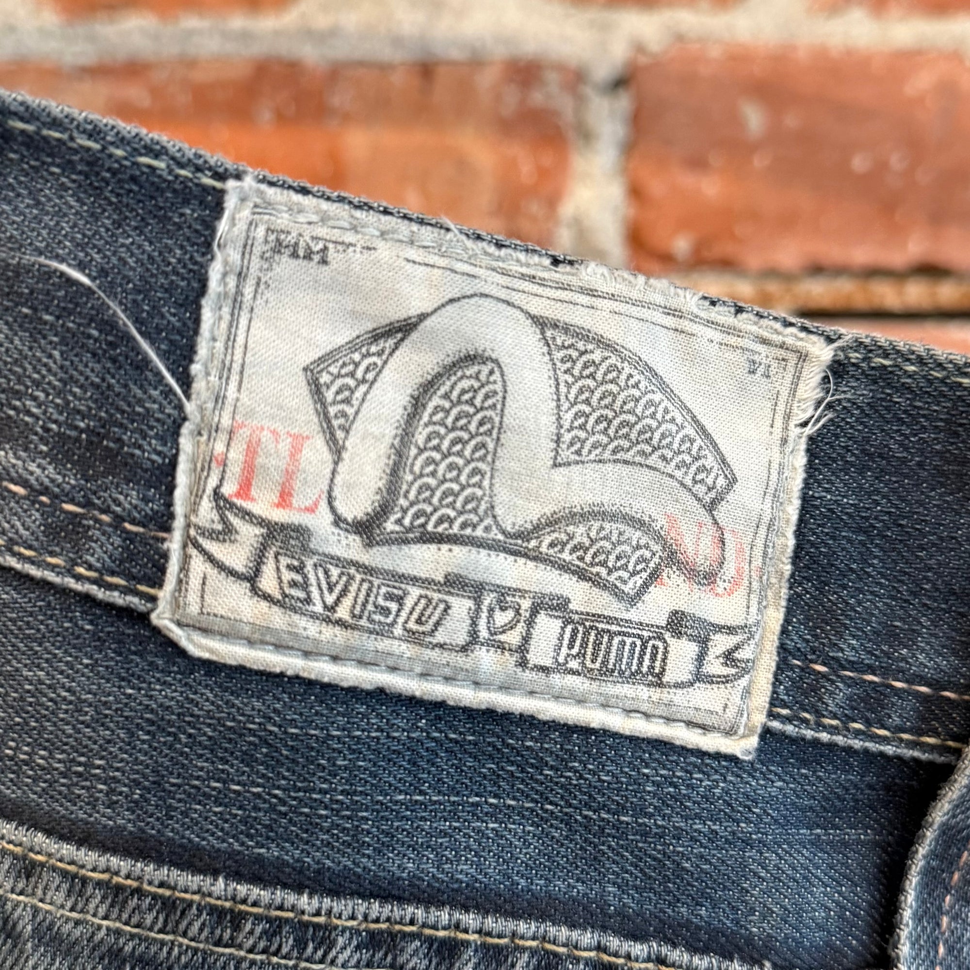 EVISU X PUMA SLIM FIT DENIM 'INDIGO/MINT'