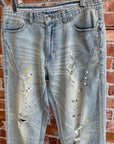 NUMBER (N)INE DARTED PAINTER DENIM ‘STONEWASH’