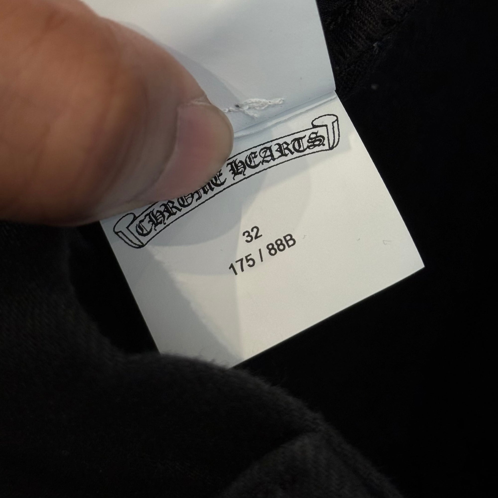 CHROME HEARTS RICHARD CUT DENIM ‘BLACK’