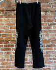 CHROME HEARTS CASHMERE FLORAL LOUNGE PANTS ‘BLACK’