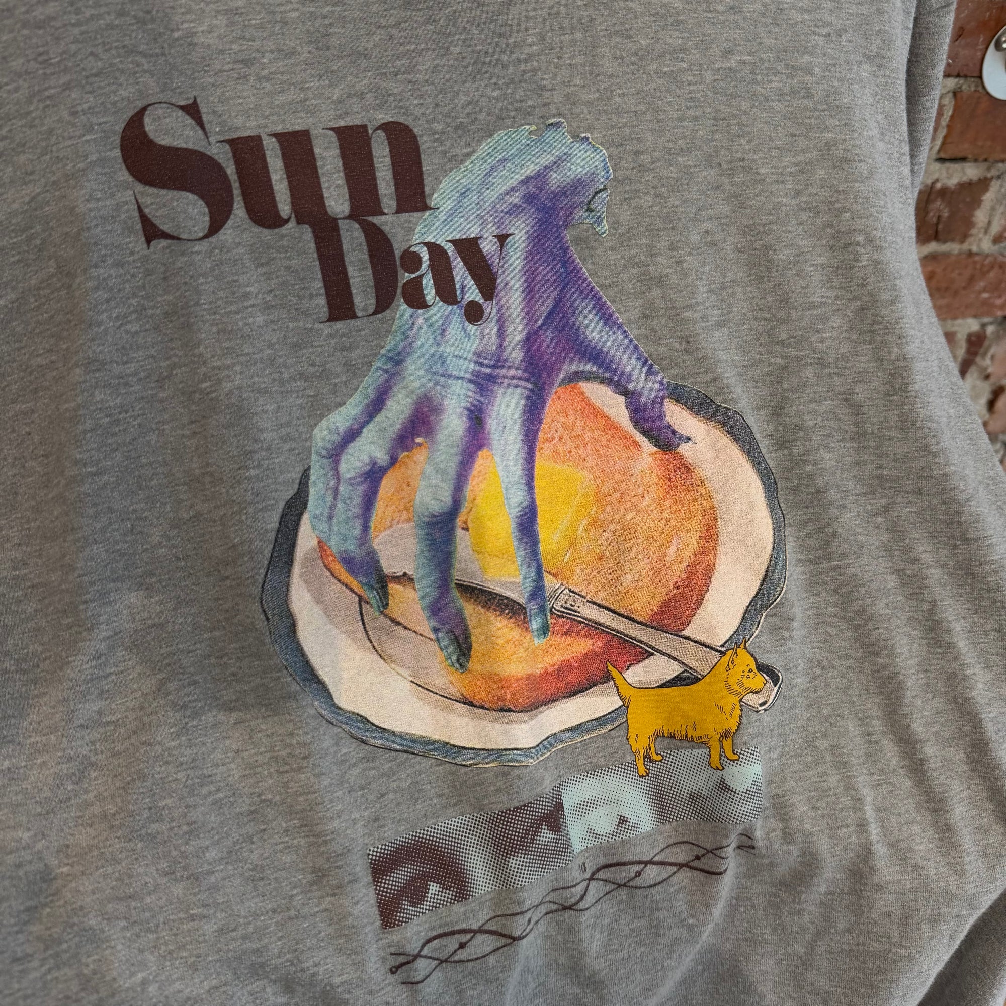 UNDERCOVER SUNDAY BREAKFAST TEE ‘GRAY’