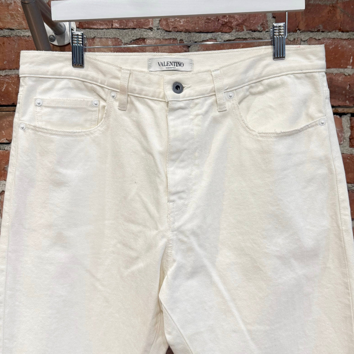 VALENTINO 5-POCKET CLASSIC DENIM ‘IVORY’