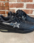 BAPE ROADSTA SNEAKERS ‘BLACK/SILVER’