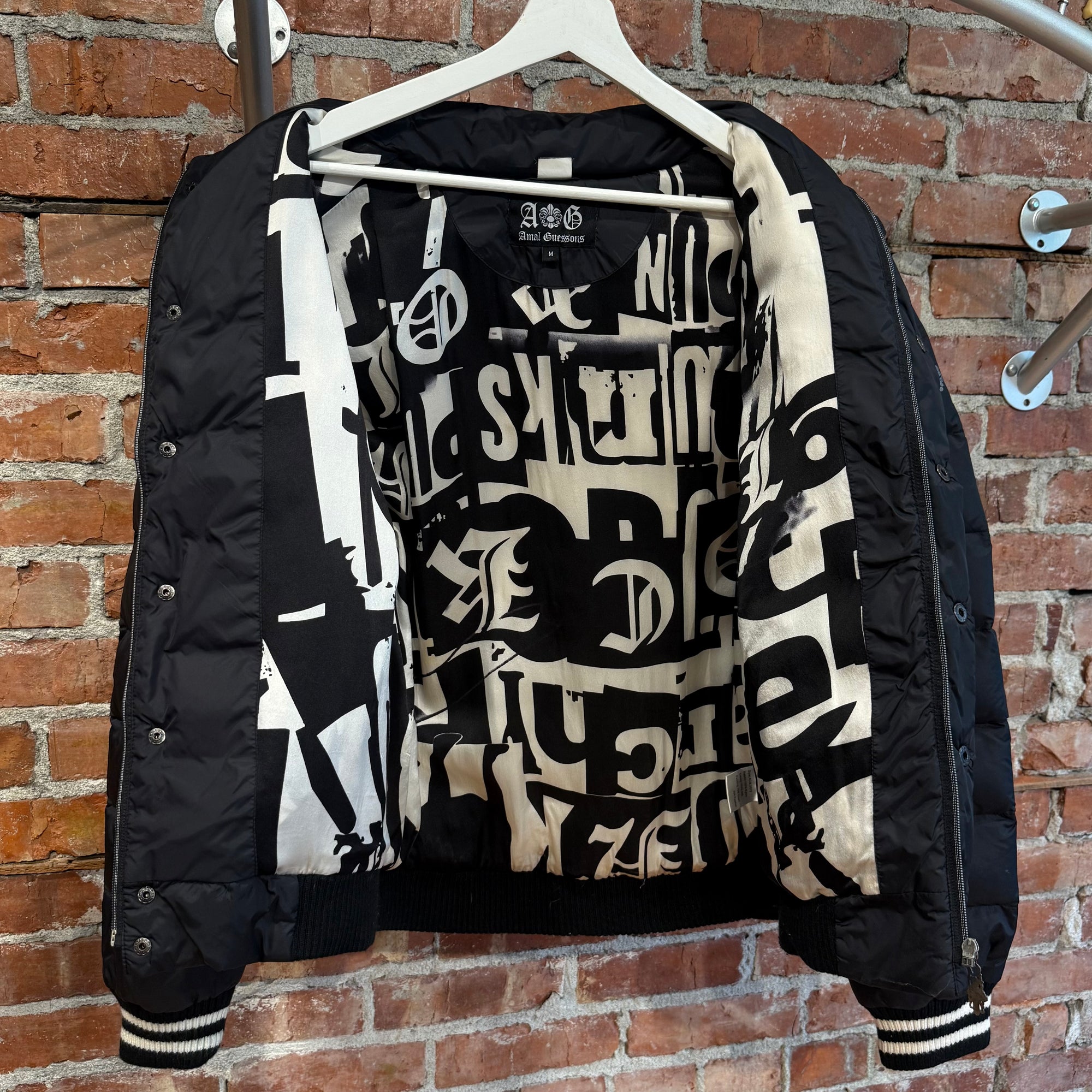 A&amp;G ROCK SAMPLE PUFFER JACKET ‘BLACK’