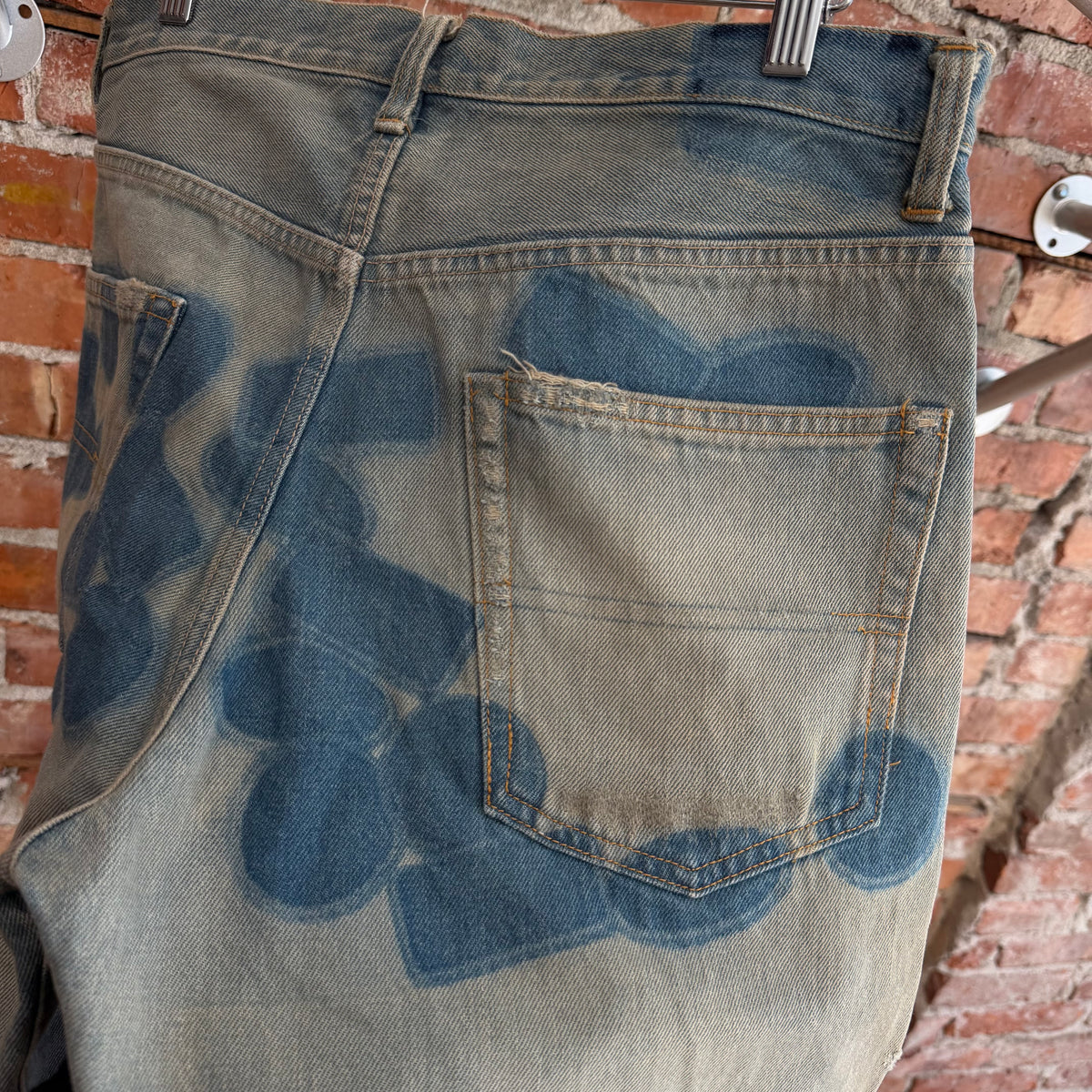 UNDERCOVER SS05 "BUT BEAUTIFUL II" DENIM SHORTS ‘MULTI’
