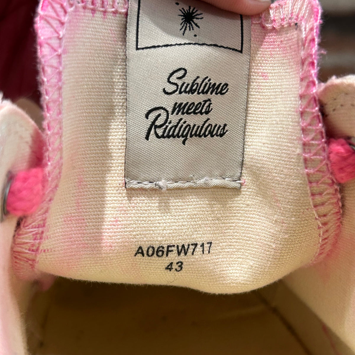 MAISON MIHARA YASUHIRO PETERSON LOW SNEAKERS ‘PINK’