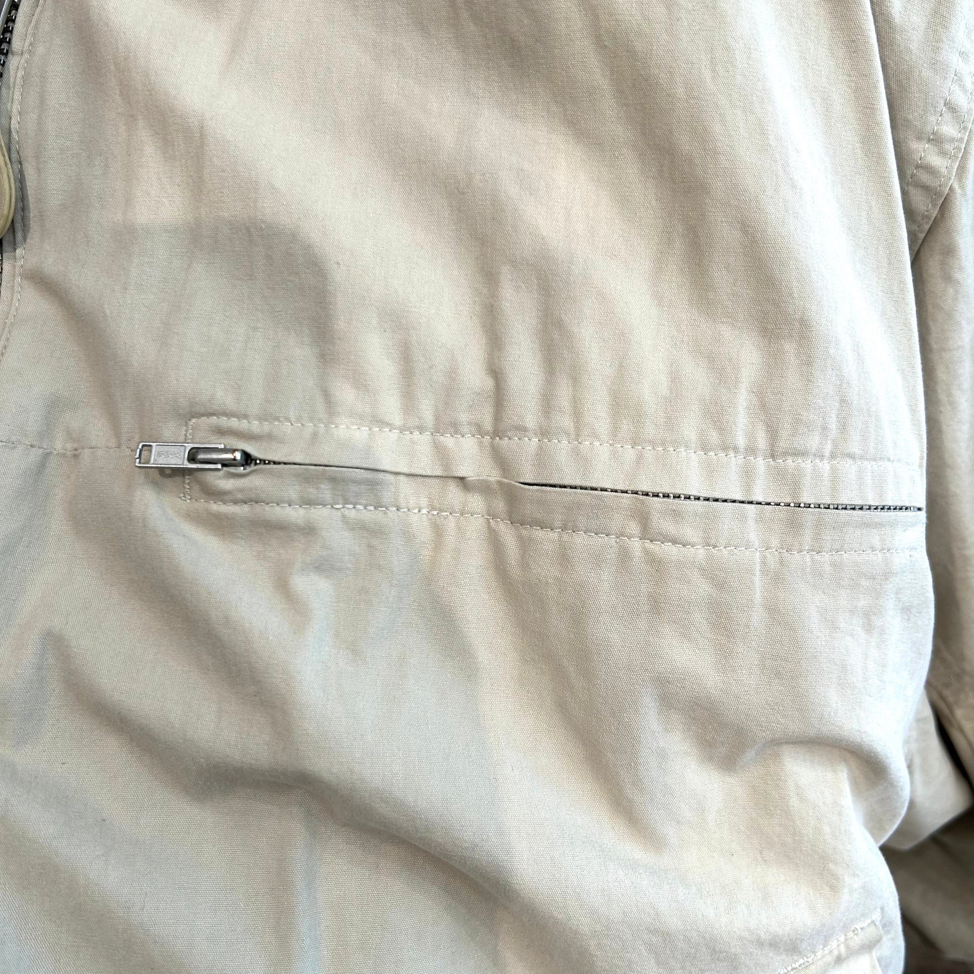 ENTIRE STUDIOS A-4 CROPPED BOMBER JACKET ‘CREAM’
