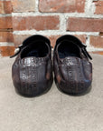 PRADA SS25 FRINGED MONK STRAP SHUFFLE LOAFERS ‘BROWN’