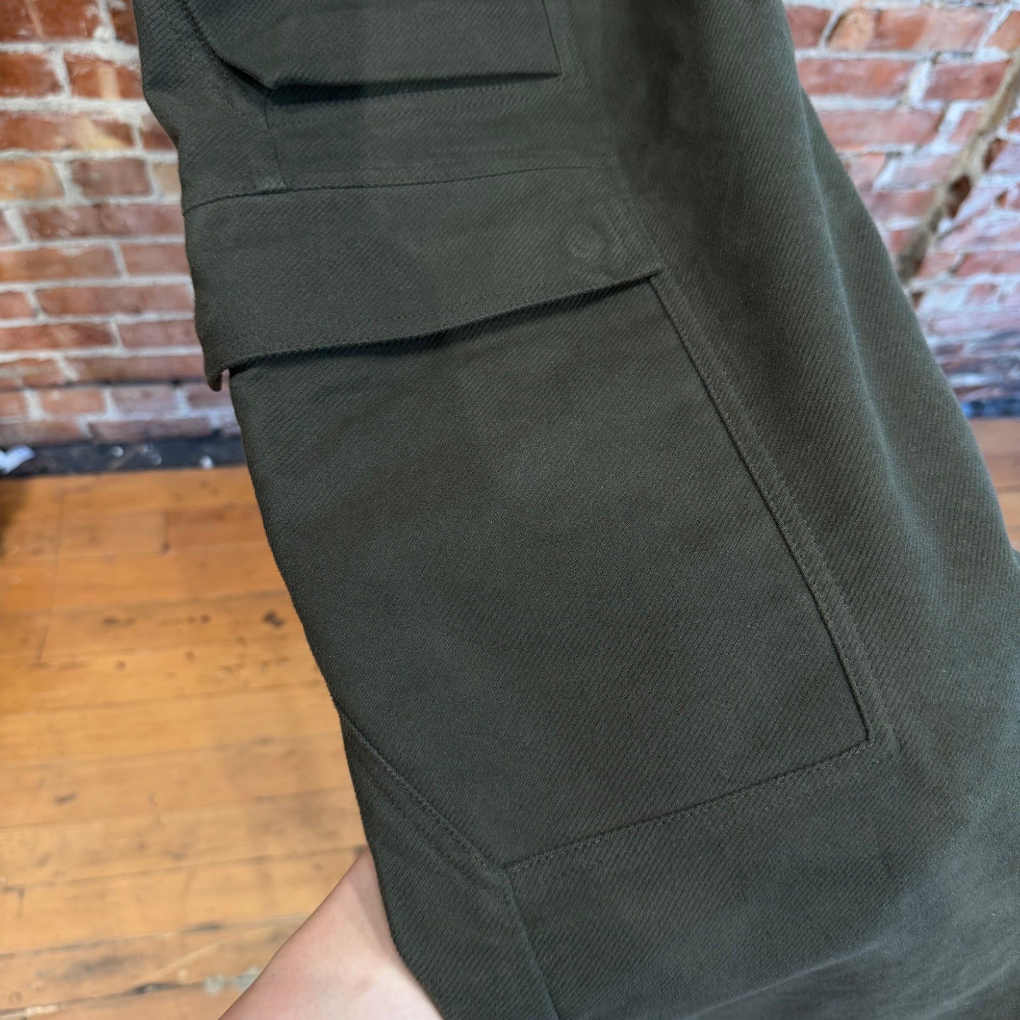 RICK OWENS FW25 CONCORDIANS GETH DOUBLE CARGO DENIM ‘BOSCO’