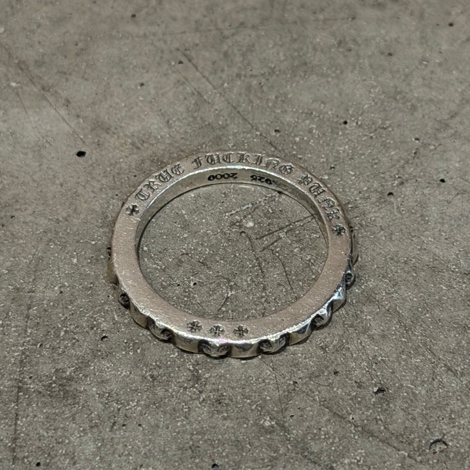 CHROME HEARTS TFP TRUE F*CKING PUNK RING 'SILVER'