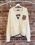 HYSTERIC GLAMOUR NFL PATCH CARDIGAN ‘WHITE’