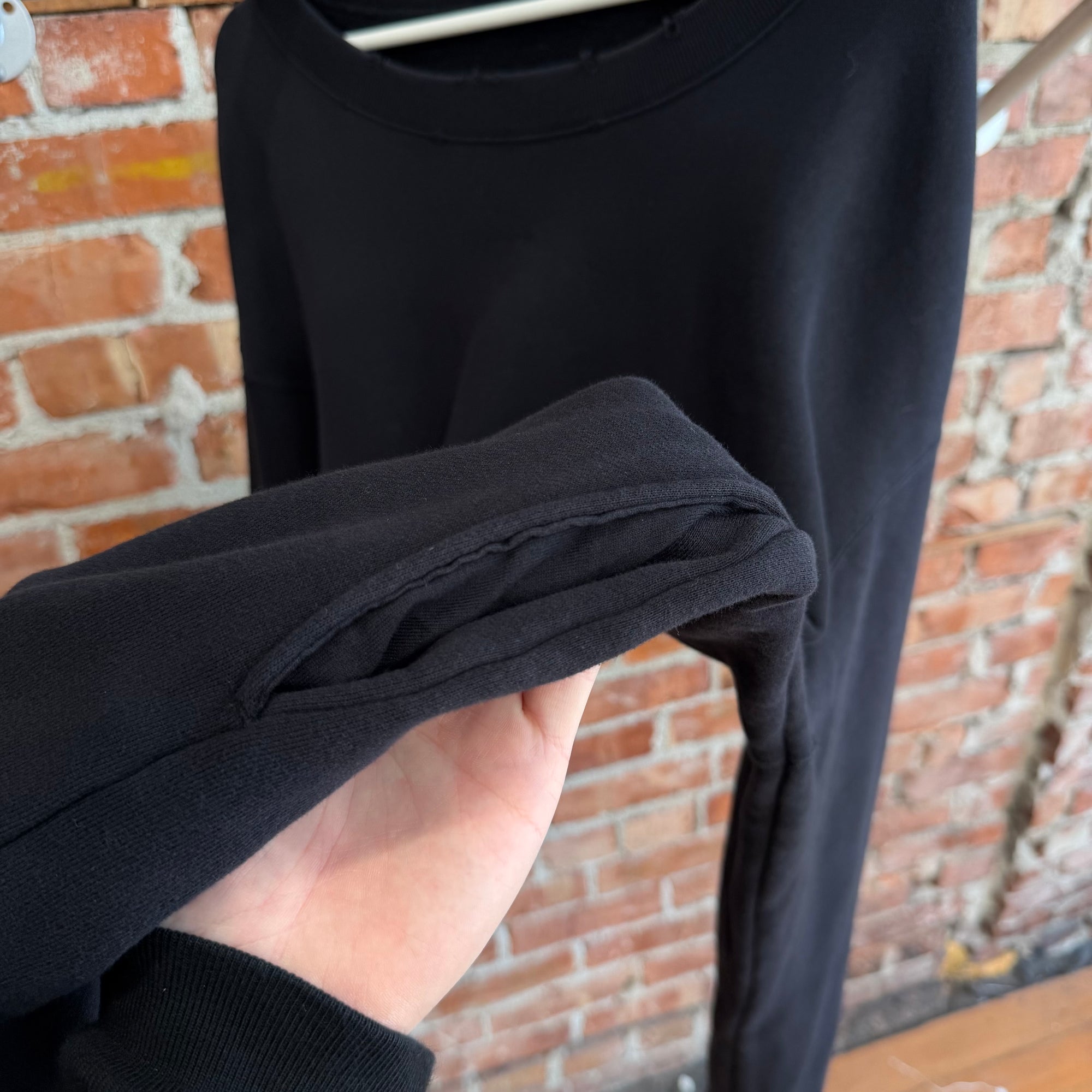 UNDERCOVER AW17 "BRAINWASHED GENERATION" OVERSIZED CREWNECK ‘BLACK’