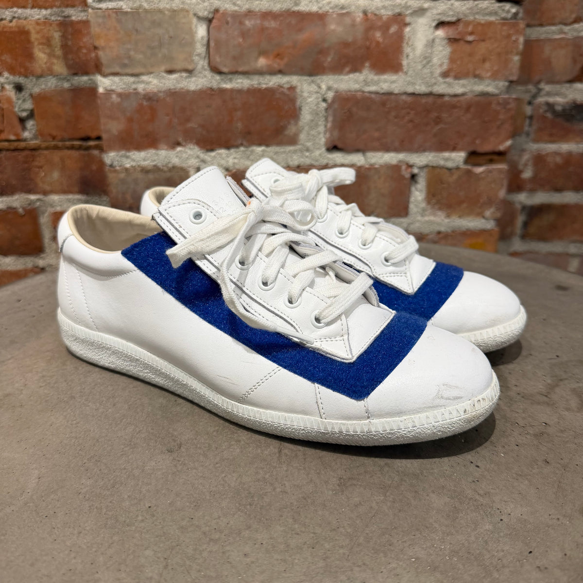 MAISON MARGIELA VELCRO REPLICA GAT SNEAKERS ‘WHITE/BLUE’