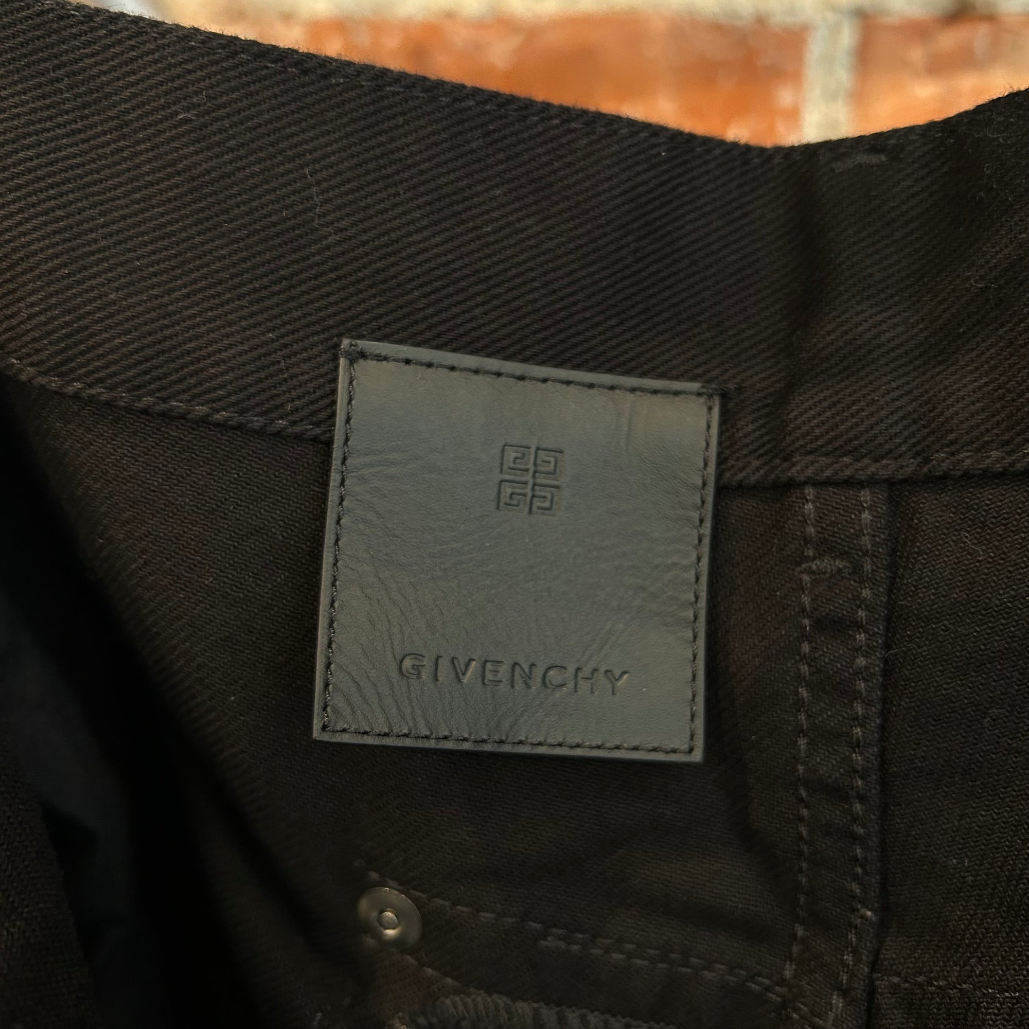 GIVENCHY SS25 CONVERTIBLE DOUBLE KNEE PANTS ‘BLACK’