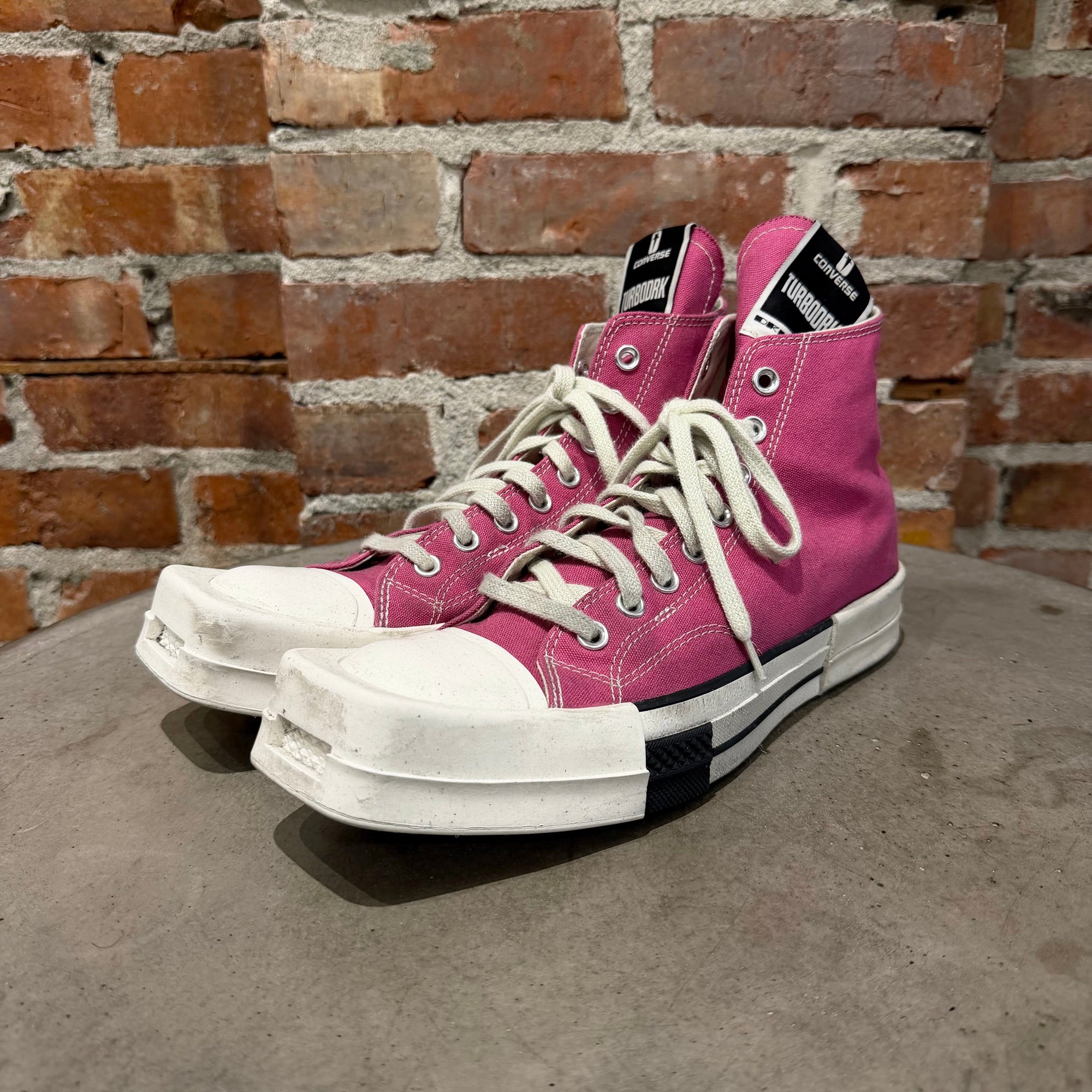 RICK OWENS X CONVERSE TURBODRK SNEAKERS ‘PINK’