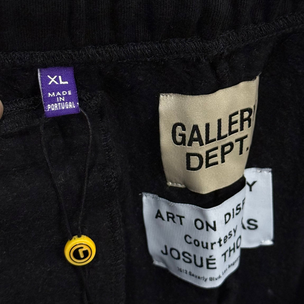 GALLERY DEPT. 2K FIT WIDE LEG SWEATPANTS ‘BLACK’