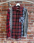 NEEDLES REBUILD 7 CUT FLANNEL ‘MULTI’