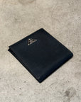PRADA BIFOLD LOGO NYLON WALLET ‘BLACK’