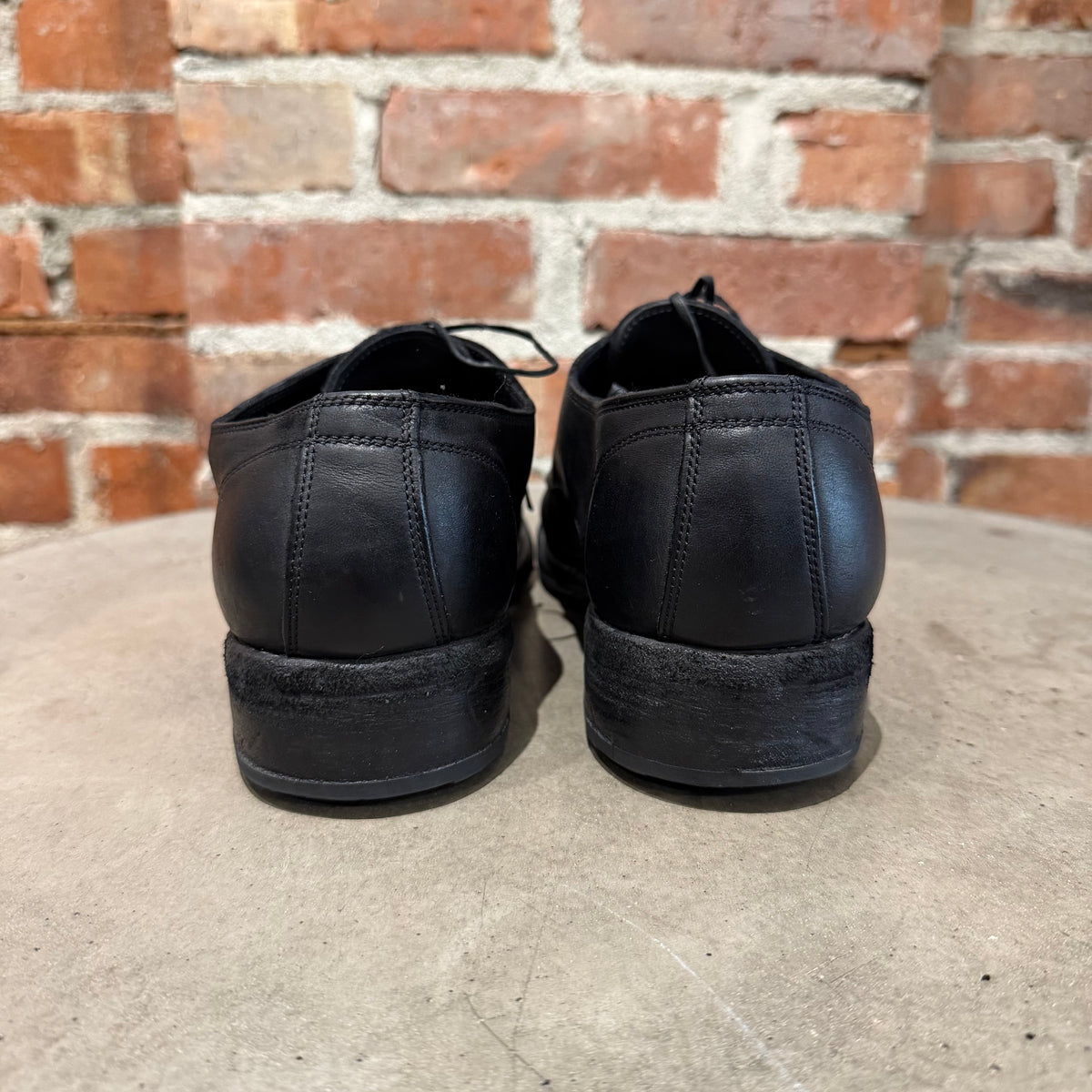 GUIDI 992X HORSE LEATHER DERBY ‘BLACK’