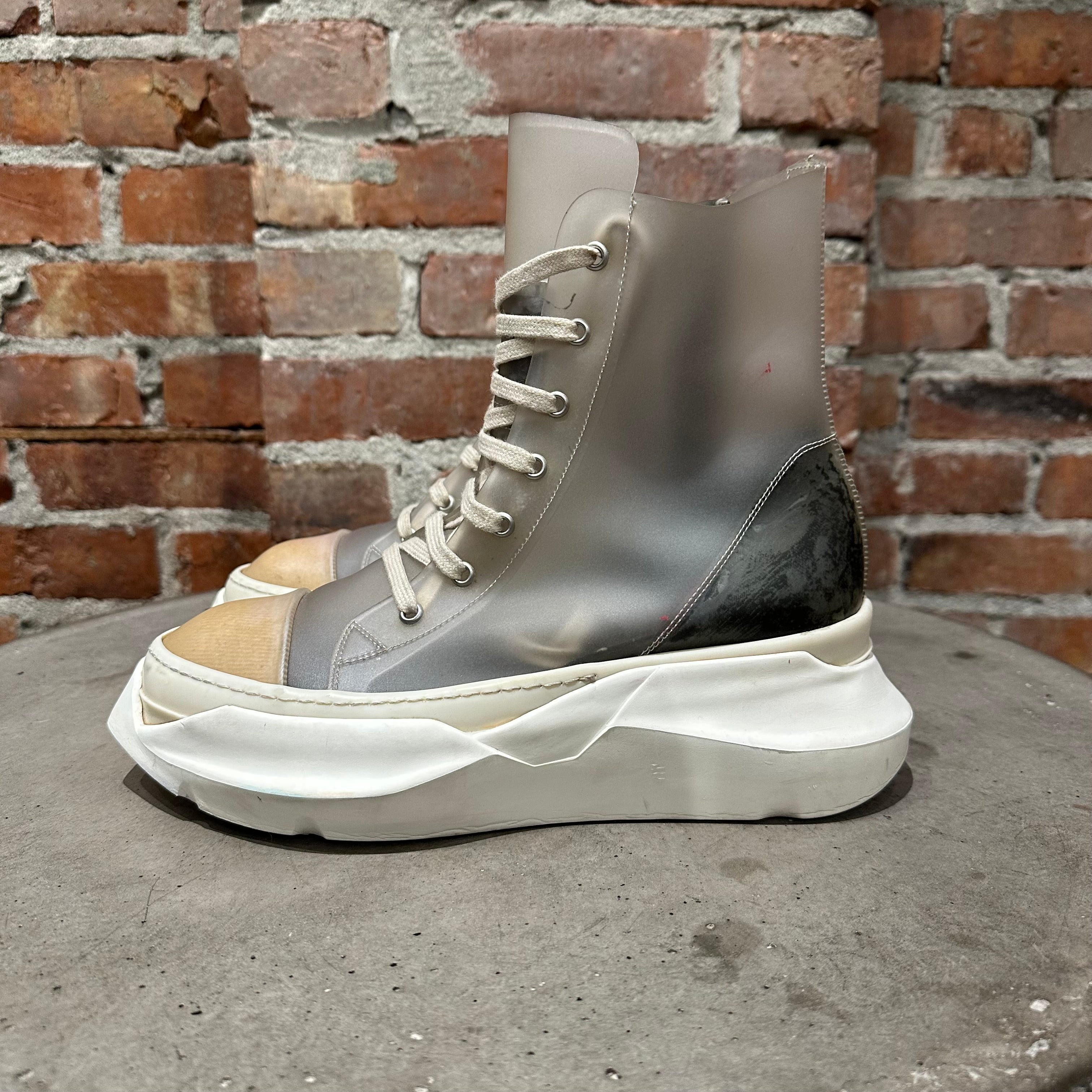 RICK OWENS DRKSHDW TRANSLUCENT ABSTRACT RAMONES 'CLEAR' – Sadō Room