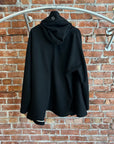 Y’s FOR MEN WOOL RAINCOAT ‘BLACK’