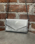 MAISON MARGIELA WALLET ON CHAIN ‘SILVER’