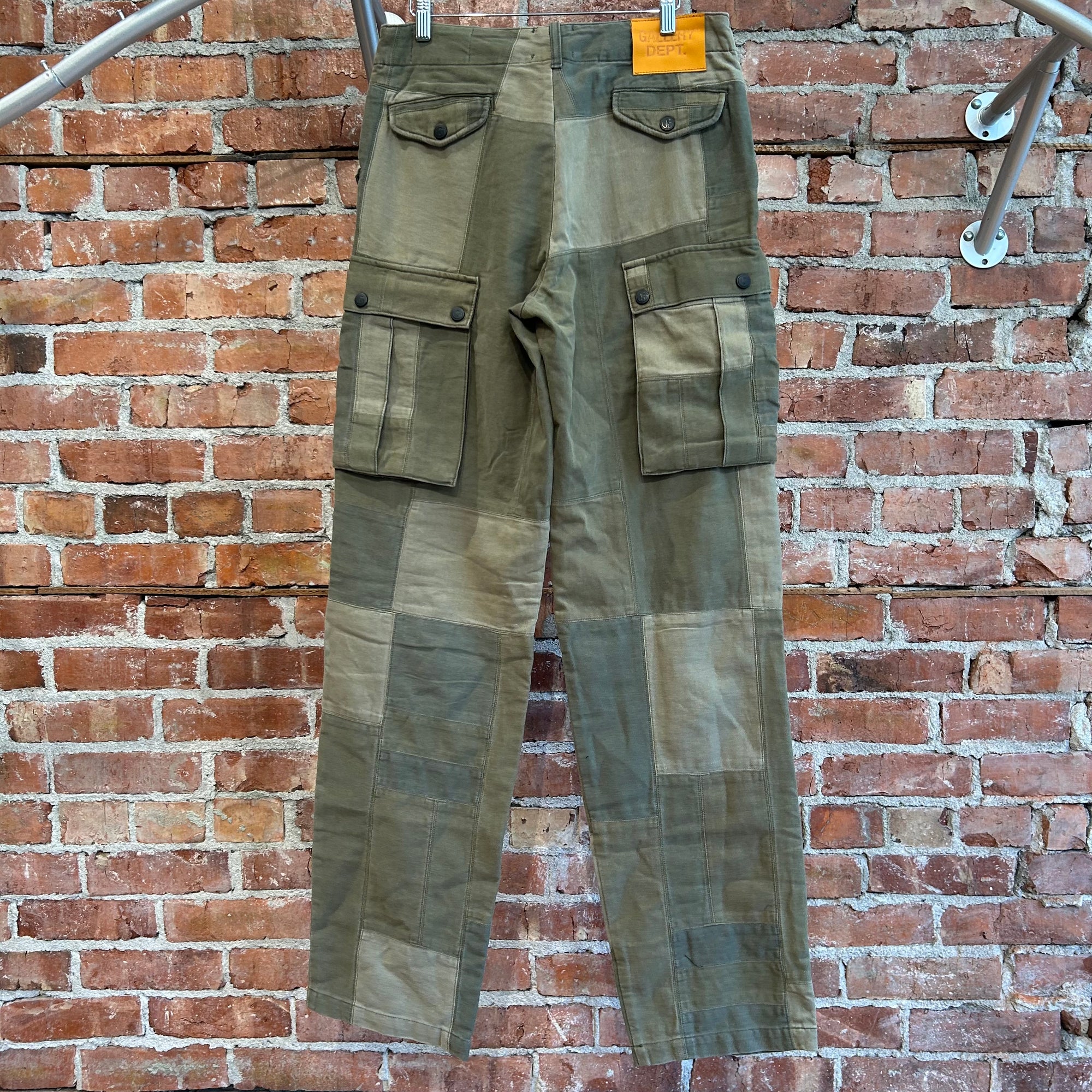 GALLERY DEPT. MARCUS PATCHWORK CARGO PANTS ‘OLIVE’