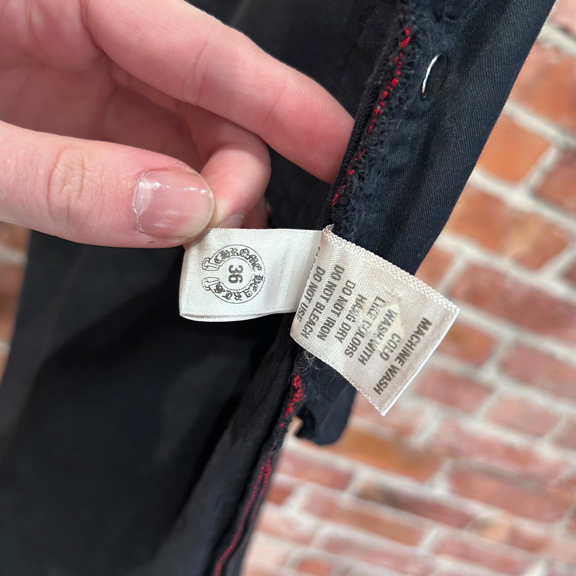 CHROME HEARTS x GALLERY DEPT. CORDUROY FLARE PANTS ‘BLACK’