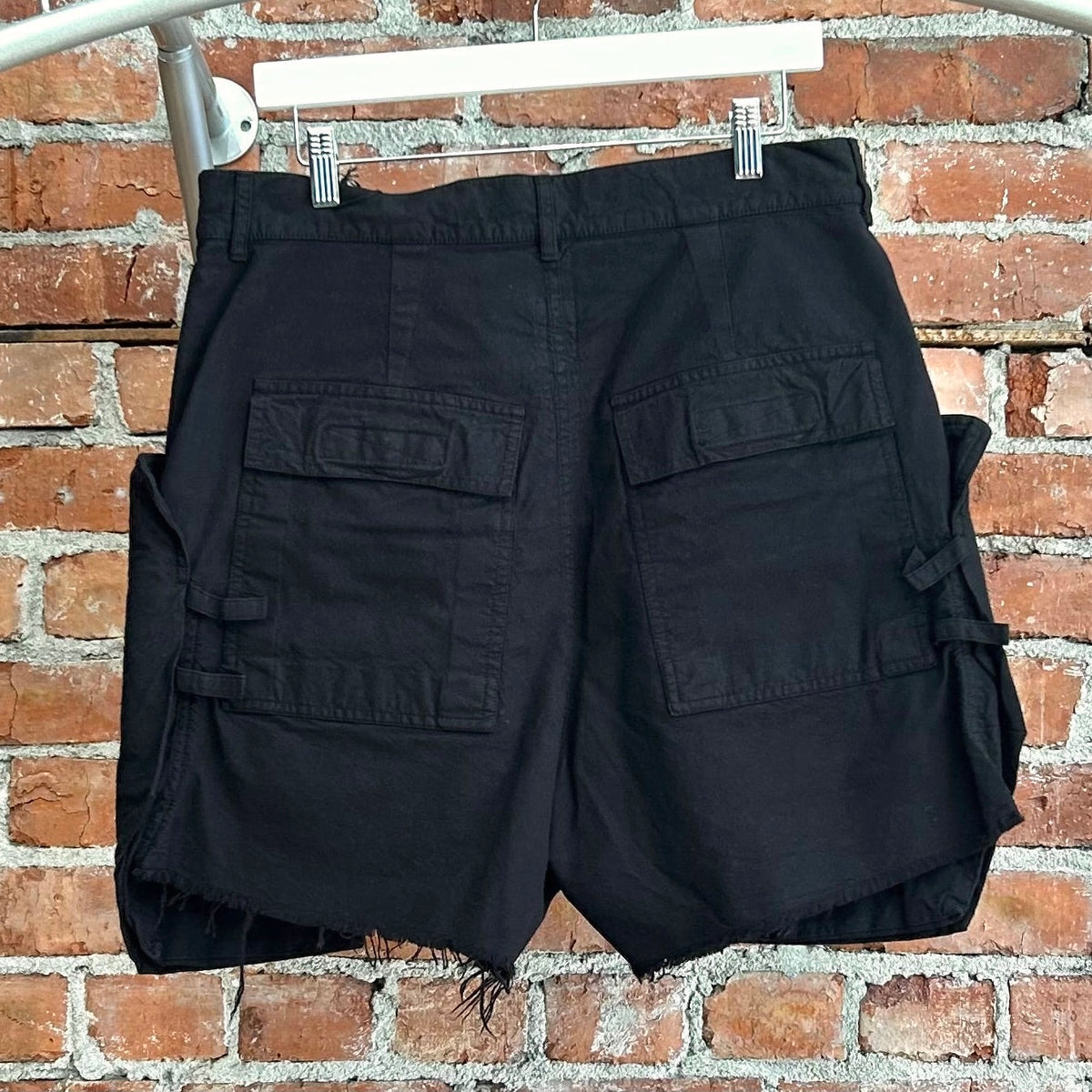 RICK OWENS FW25 CONCORDIANS DRKSHDW STEFAN CARGO SHORTS ‘BLACK’