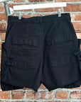 RICK OWENS FW25 CONCORDIANS DRKSHDW STEFAN CARGO SHORTS ‘BLACK’