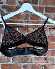 CHROME HEARTS LACE BRA ‘BLACK’