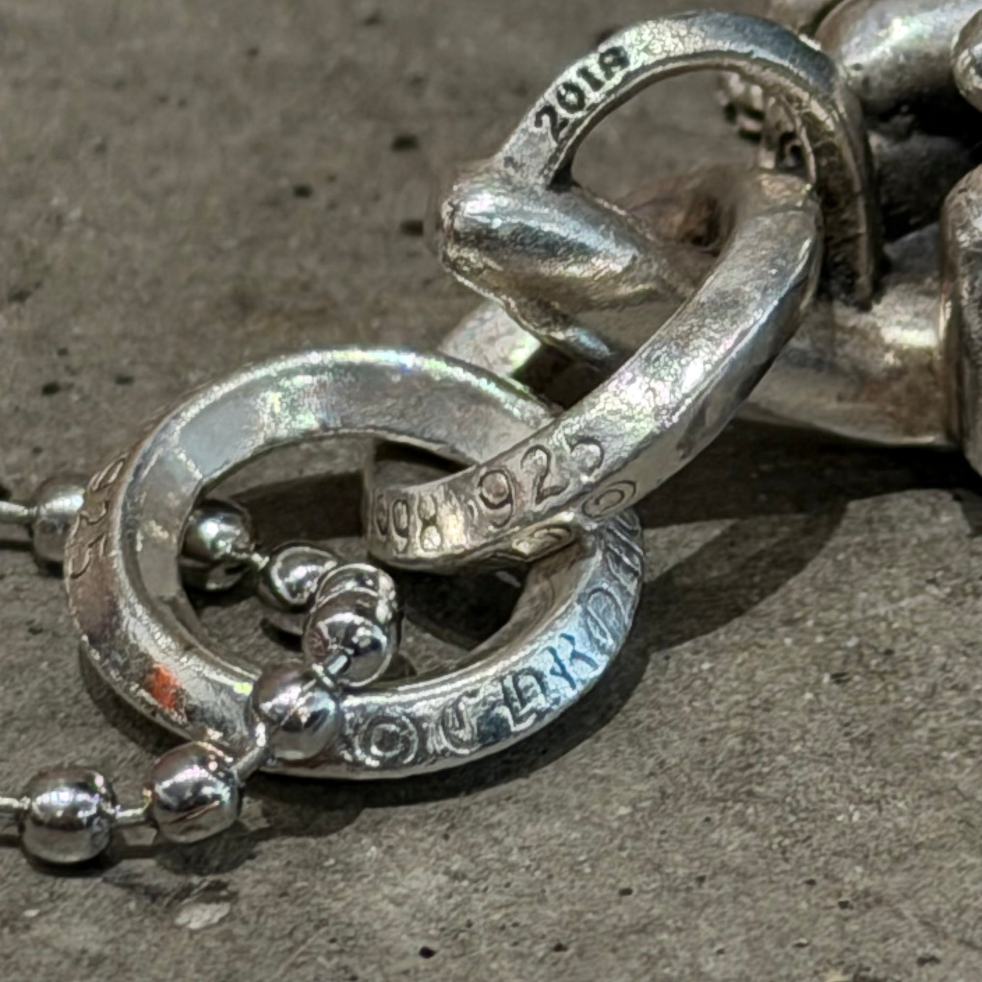 CHROME HEARTS RS MIDDLE FINGER NECKLACE ‘SILVER’
