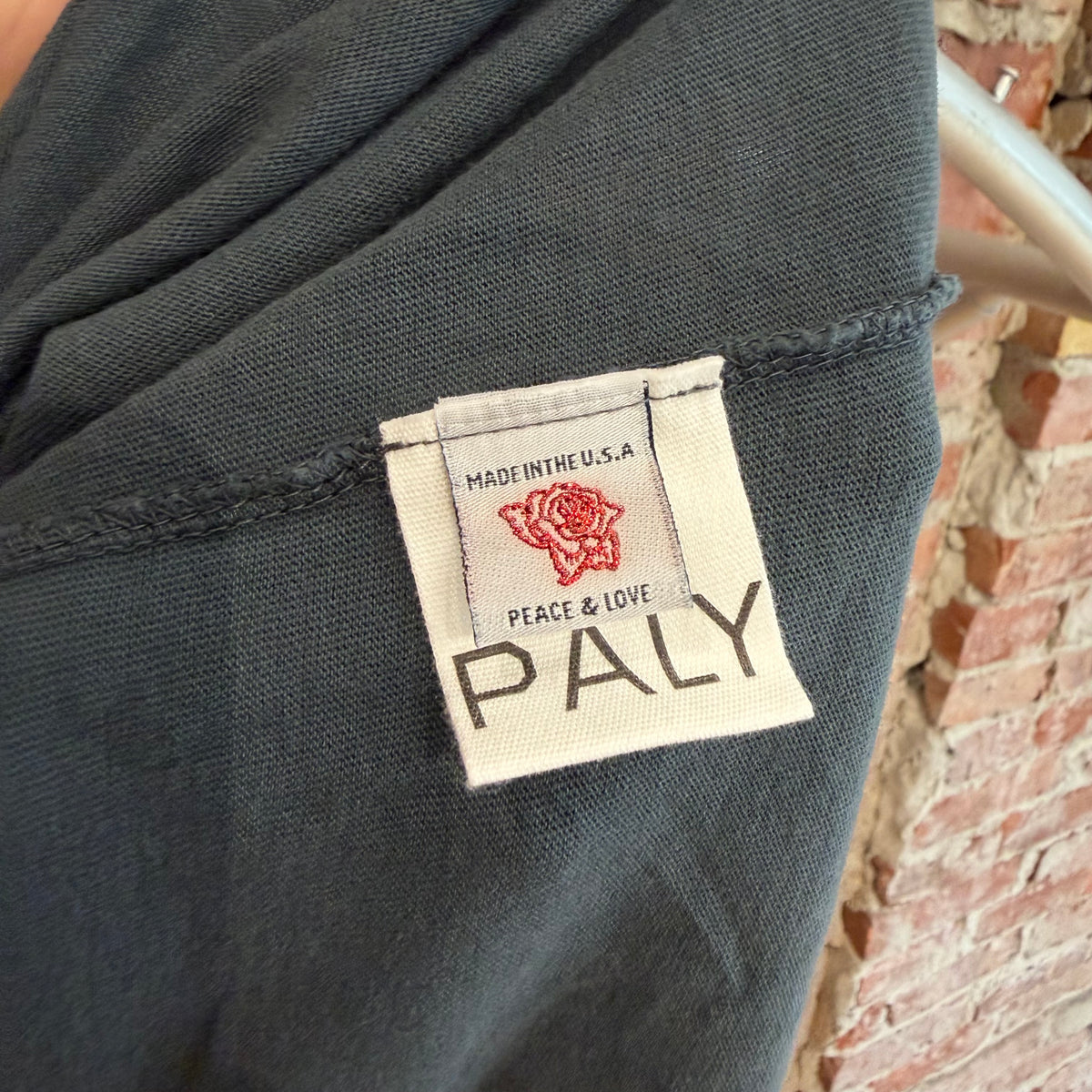 PALY HOLLYWOOD SS26 CORE LOGO TEE ‘VNTG BLACK’