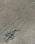 DEAL DESIGN GL CROSS SML NECKLACE ‘SILVER’