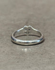 CHROME HEARTS PLUS CROSS HEART BUBBLE GUM RING ‘SILVER’
