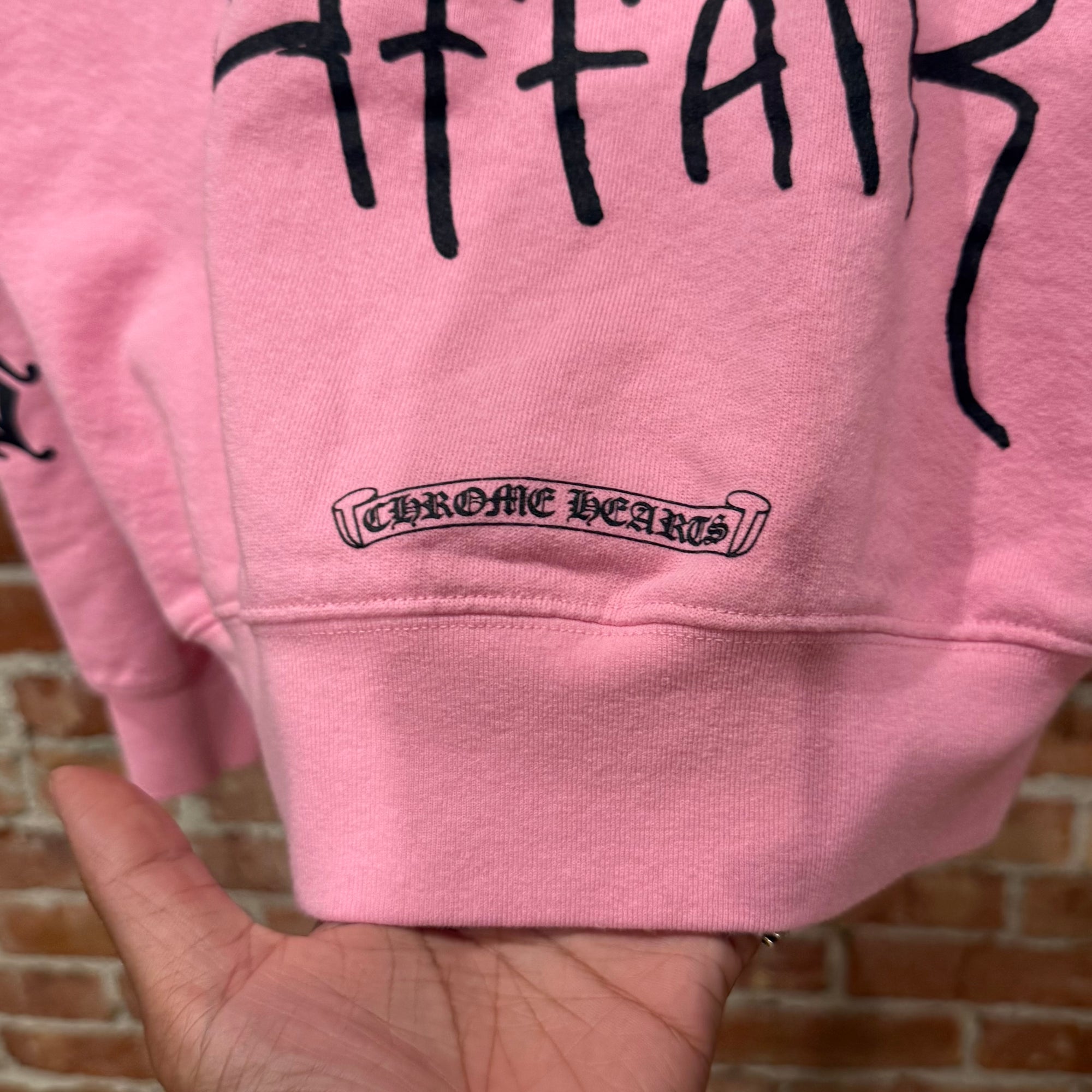CHROME HEARTS MATTY BOY VANITY AFFAIR SWEATSHIRT ‘PINK’