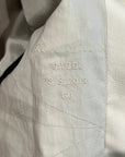 RICK OWENS SS19 BABEL LAMBSKIN MOTO LEATHER JACKET 'OYSTER'