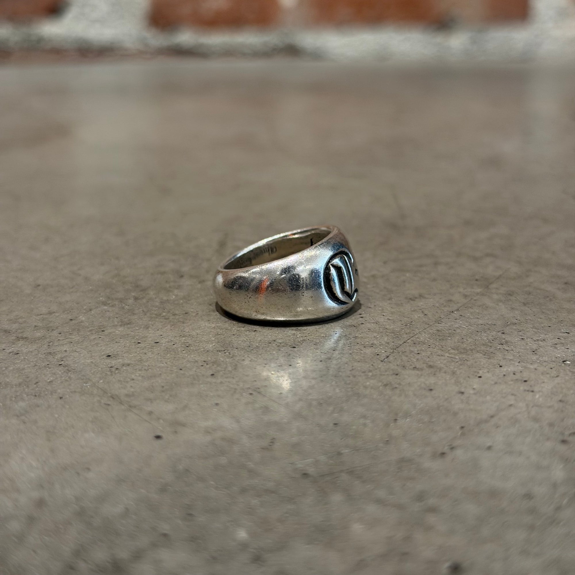 CHROME HEARTS SEAL STAMP RING ‘SILVER’